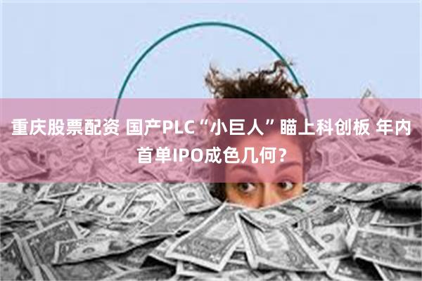 重庆股票配资 国产PLC“小巨人”瞄上科创板 年内首单IPO成色几何？